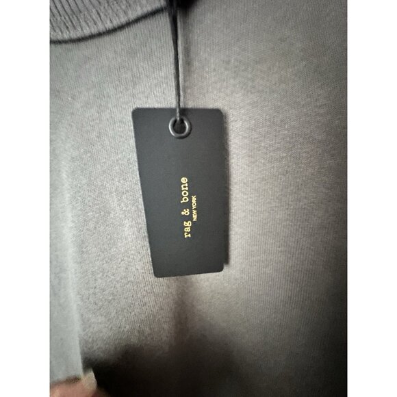 Rag & Bone Gray Raw Edge Sweatshirt Crew Pullover Men's Size XL $295 NWT - Picture 3 of 6